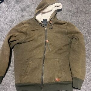 Buffalo David Bitton Olive Hooded Jacket